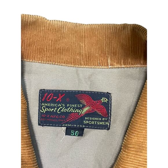 10-X America's Finest Sport Clothing Men's 50 Bird Hunting Jacket Retro Coat 70s - Picture 5 of 10